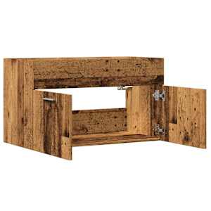 Koupelnová skříňka pod umyvadlo old wood 90x38,5x46 cm kompozit - obrázek 7