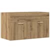 vidaXL Vannitoa valamukapp Artisan tamm 90x38,5x46 cm ehituspuit