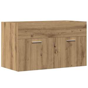 Koupelnová skříňka pod umyvadlo dub artisan 90 x 38,5 x 46 cm - obrázek 2