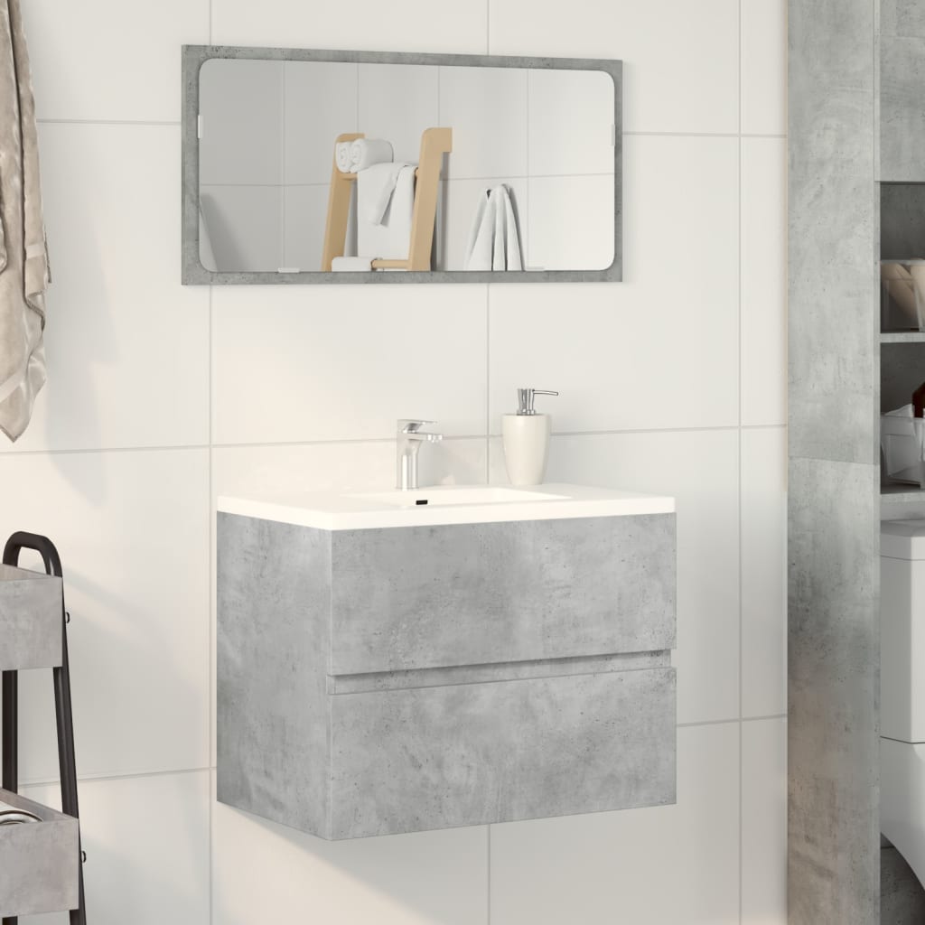 Thumbnail - vidaXL Badschrank Betongrau 60x38,5x45 cm Holzwerkstoff