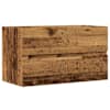 vidaXL Vannitoa rippkapp Vana puit 80x38,5x45 cm Tehnopuit