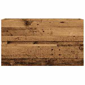 Koupelnová závěsná skříňka old wood 80 x 38,5 x 45 cm kompozit - obrázek 4