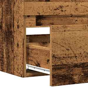 Koupelnová závěsná skříňka old wood 80 x 38,5 x 45 cm kompozit - obrázek 8