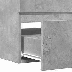 Skříňka pod umyvadlo betonově šedá 90x38,5x45 cm dřevotříska - obrázek 8