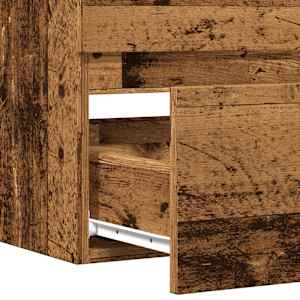 Skříňka pod umyvadlo old wood 90x38,5x45 cm kompozitní dřevo - obrázek 8
