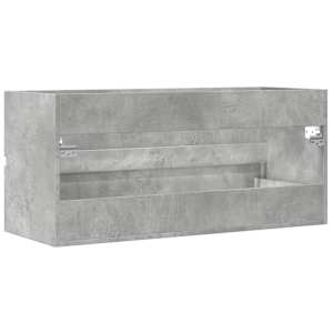 Skříňka pod umyvadlo betonově šedá 100x38,5x45 cm dřevotříska - obrázek 6