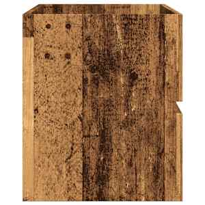 Skříňka pod umyvadlo old wood 100x38,5x45 cm kompozitní dřevo - obrázek 5