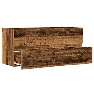 Skříňka pod umyvadlo old wood 100x38,5x45 cm kompozitní dřevo - obrázek 7