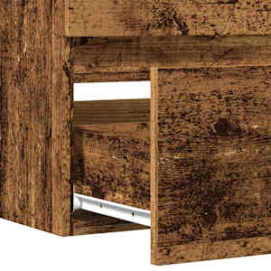 Skříňka pod umyvadlo old wood 100x38,5x45 cm kompozitní dřevo - obrázek 8