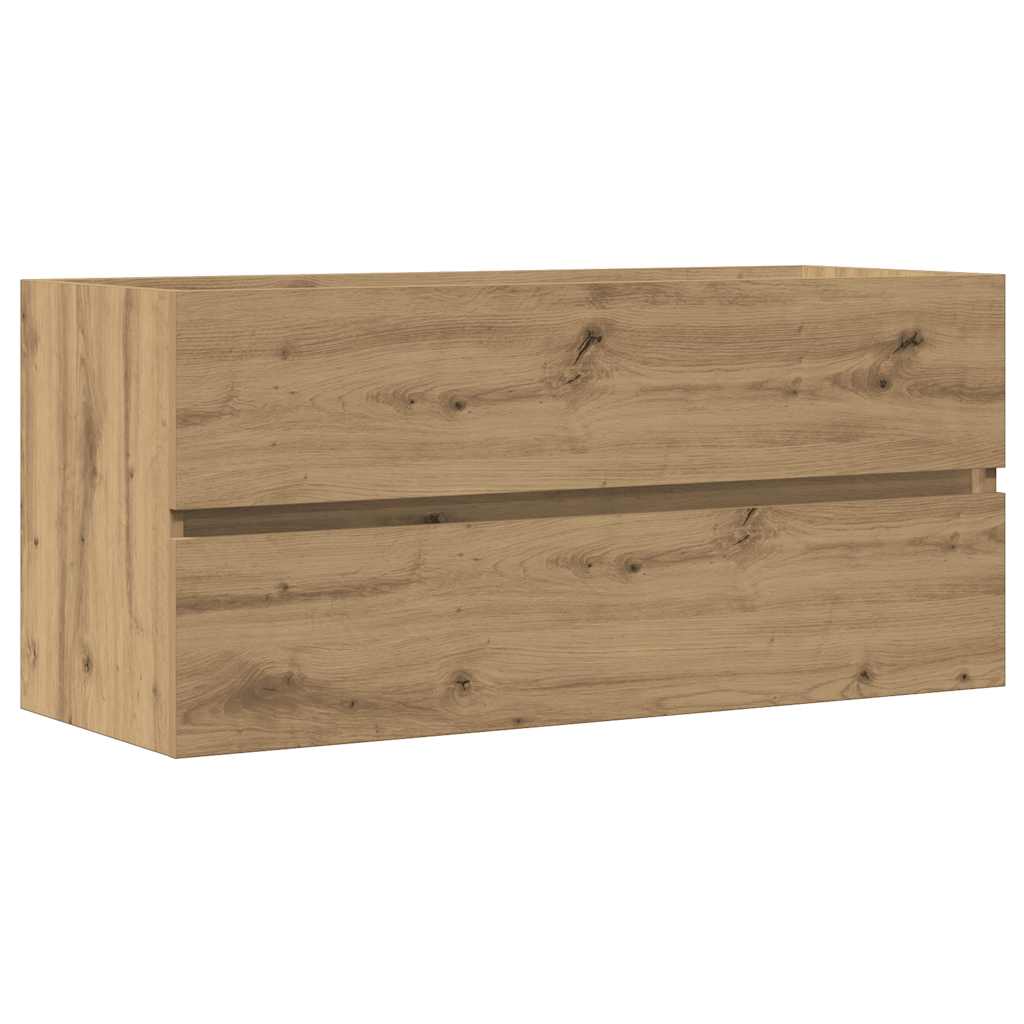 vidaXL Skříňka pod umyvadlo dub artisan 100x38,5x45cm kompozitní dřevo