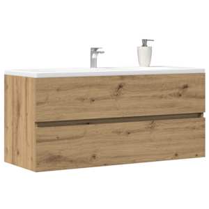 Skříňka pod umyvadlo dub artisan 100x38,5x45cm kompozitní dřevo - obrázek 3
