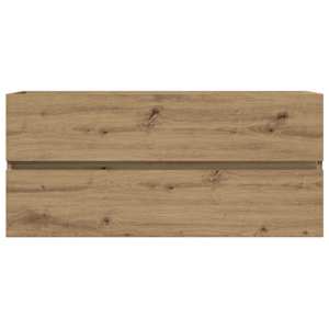 Skříňka pod umyvadlo dub artisan 100x38,5x45cm kompozitní dřevo - obrázek 4