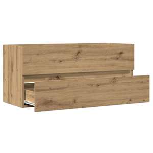 Skříňka pod umyvadlo dub artisan 100x38,5x45cm kompozitní dřevo - obrázek 7