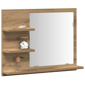 Koupelnová skříňka se zrcadlem dub artisan 60 x 10,5 x 45 cm - obrázek 3