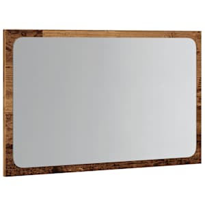 Koupelnové zrcadlo s LED osvětlením old wood 60 x 8,5 x 38 cm - obrázek 5