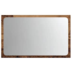 Koupelnové zrcadlo s LED osvětlením old wood 60 x 8,5 x 38 cm - obrázek 6