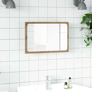 Koupelnové zrcadlo s LED osvětlením dub artisan 60x8,5x38 cm - obrázek 4