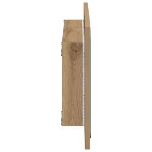 Koupelnové zrcadlo s LED osvětlením dub artisan 60x8,5x38 cm - obrázek 7