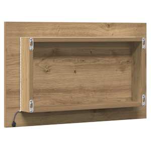 Koupelnové zrcadlo s LED osvětlením dub artisan 60x8,5x38 cm - obrázek 8
