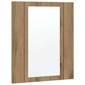 Zrcadlová skříňka LED dub artisan 40x12x45 cm kompozitní dřevo - obrázek 3