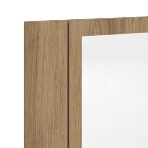 Zrcadlová skříňka LED dub artisan 40x12x45 cm kompozitní dřevo - obrázek 12