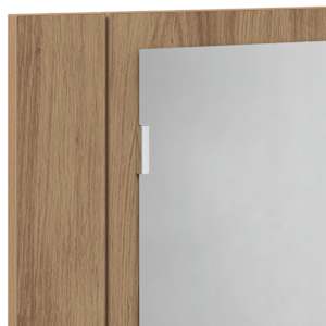 Zrcadlová skříňka s LED dub artisan 60x12x45cm kompozitní dřevo - obrázek 10