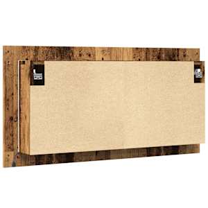 Zrcadlová skříňka s LED old wood 90x12x45 cm kompozitní dřevo - obrázek 9