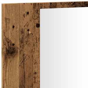 Zrcadlová skříňka s LED old wood 90x12x45 cm kompozitní dřevo - obrázek 10