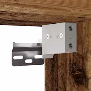 Zrcadlová skříňka s LED old wood 90x12x45 cm kompozitní dřevo - obrázek 11