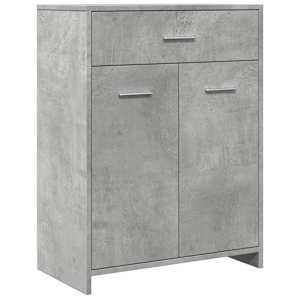 Koupelnová skříňka betonově šedá 60 x 33 x 80 cm dřevotříska - obrázek 2