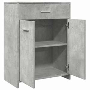Koupelnová skříňka betonově šedá 60 x 33 x 80 cm dřevotříska - obrázek 8