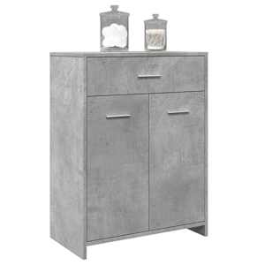 Koupelnová skříňka betonově šedá 60 x 33 x 80 cm dřevotříska