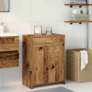 Koupelnová skříňka old wood 60 x 33 x 80 cm kompozitní dřevo - obrázek 3