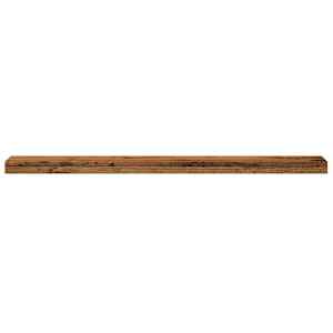 Nástěnné police 4 ks old wood 40 x 10 x 1,5 cm kompozitní dřevo - obrázek 5