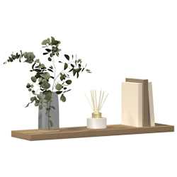 vidaXL Sein&auml;hyllyt 4 kpl artesaani tammi 40x10x1,5 cm tekninen puu