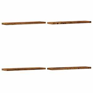 vidaXL seinariiulid 4 tk vana puit 40x20x1,5 cm tehispuit