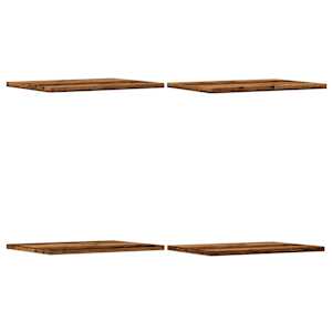 vidaXL raamaturiiuli lauad 4 tk vana puit 40x30x1,5 cm tehispuit
