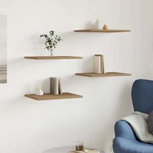 Knjižne police 4 kosi artisan hrast 40x30x1,5 cm inženirski les