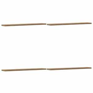 vidaXL riiuliplaadid 4 tk, k&auml;sit&ouml;&ouml;tamm, 60x10x1,5 cm, tehispuit