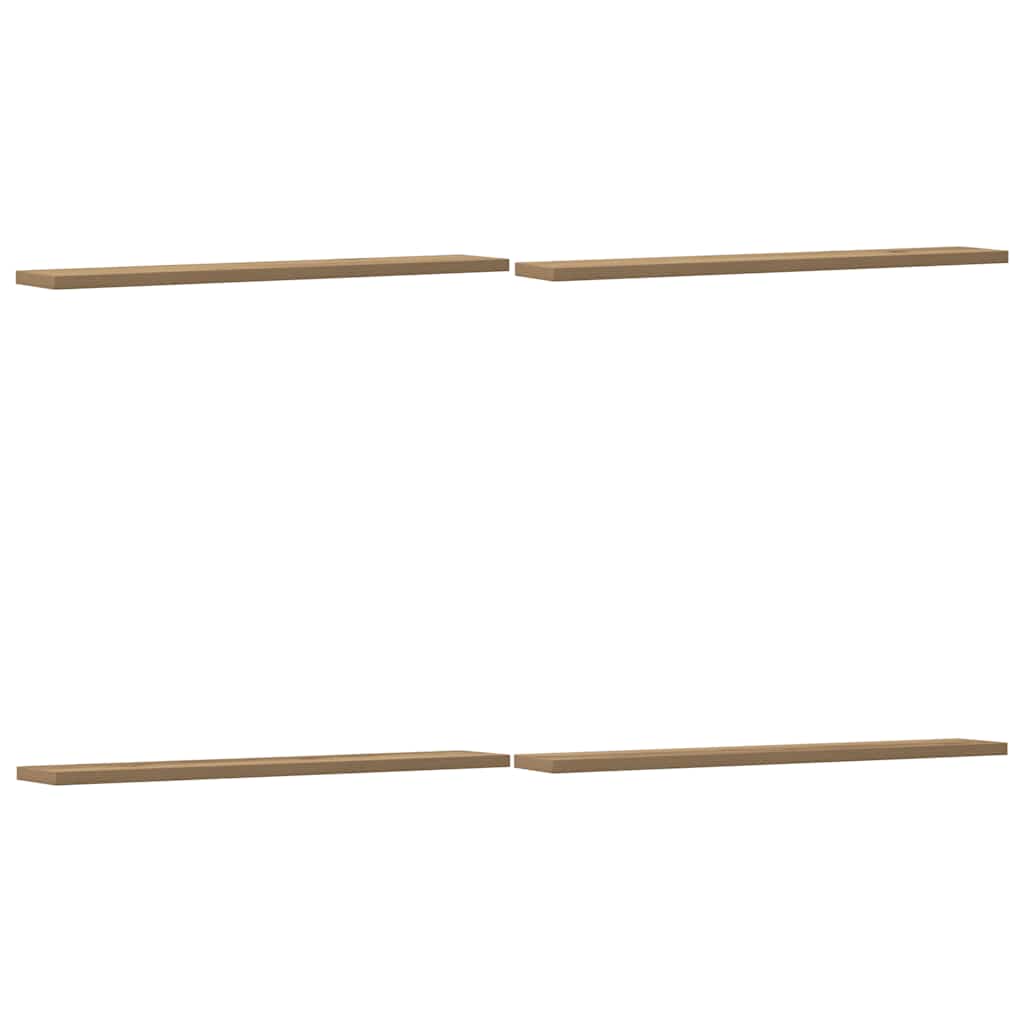 vidaXL Přídavné police 4 ks dub artisan 60x10x1,5 cm kompozitní dřevo