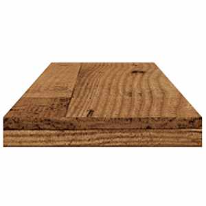 Nástěnné police 4 ks old wood 60 x 20 x 1,5 cm kompozitní dřevo - obrázek 7
