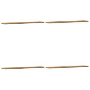 vidaXL seinariiulid 4 tk, k&auml;sit&ouml;&ouml;tamm, 60x20x1,5 cm, tehispuit