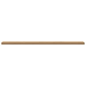 Nástěnné police 4 ks dub artisan 60x20x1,5 cm kompozitní dřevo - obrázek 5