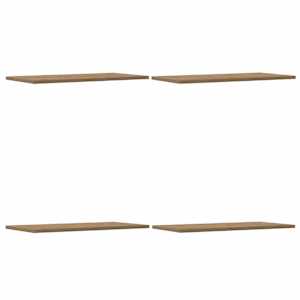 vidaXL seinariiulid 4 tk, k&auml;sit&ouml;&ouml;tamm, 60x30x1,5 cm, tehispuit