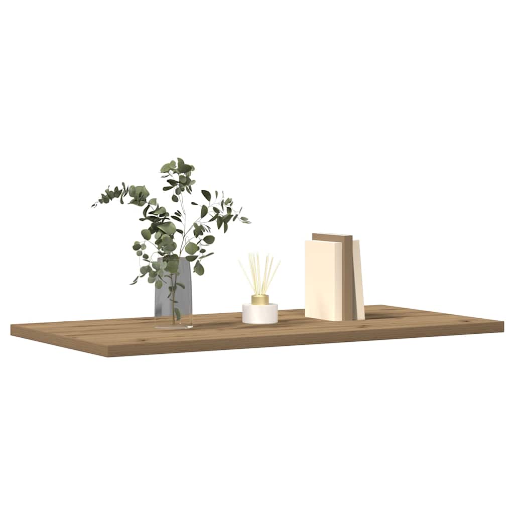 vidaXL Rafturi de perete, 4 buc., stejar artizanal, 60x30x1,5 cm, lemn