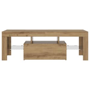 TV stolek s LED dub artisan 120 x 36,5 x 40 cm kompozitní dřevo - obrázek 6