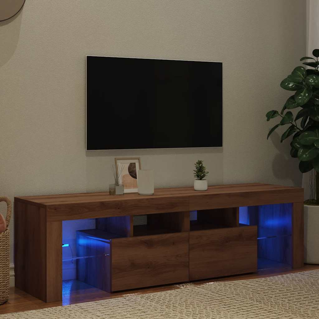 Thumbnail - vidaXL TV-Schrank mit LED Artisan-Eiche 140x36,5x40 cm Holzwerkstoff