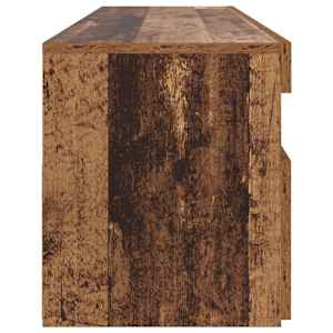 TV stolek s LED old wood 90 x 35 x 40 cm kompozitní dřevo - obrázek 8