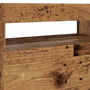TV stolek s LED old wood 60 x 35 x 40 cm kompozitní dřevo - obrázek 10