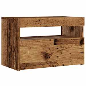 TV stolek s LED old wood 60 x 35 x 40 cm kompozitní dřevo - obrázek 6